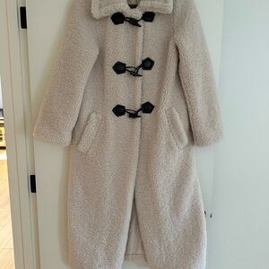 Zara Cream Teddy Coat